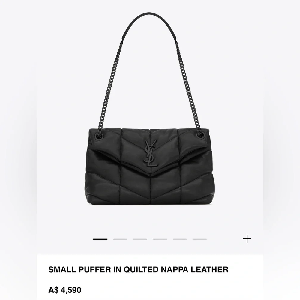 YSL LOU LOU PUFFER IN QUILTED NAPPA LEATHER - Picture 5 of 15